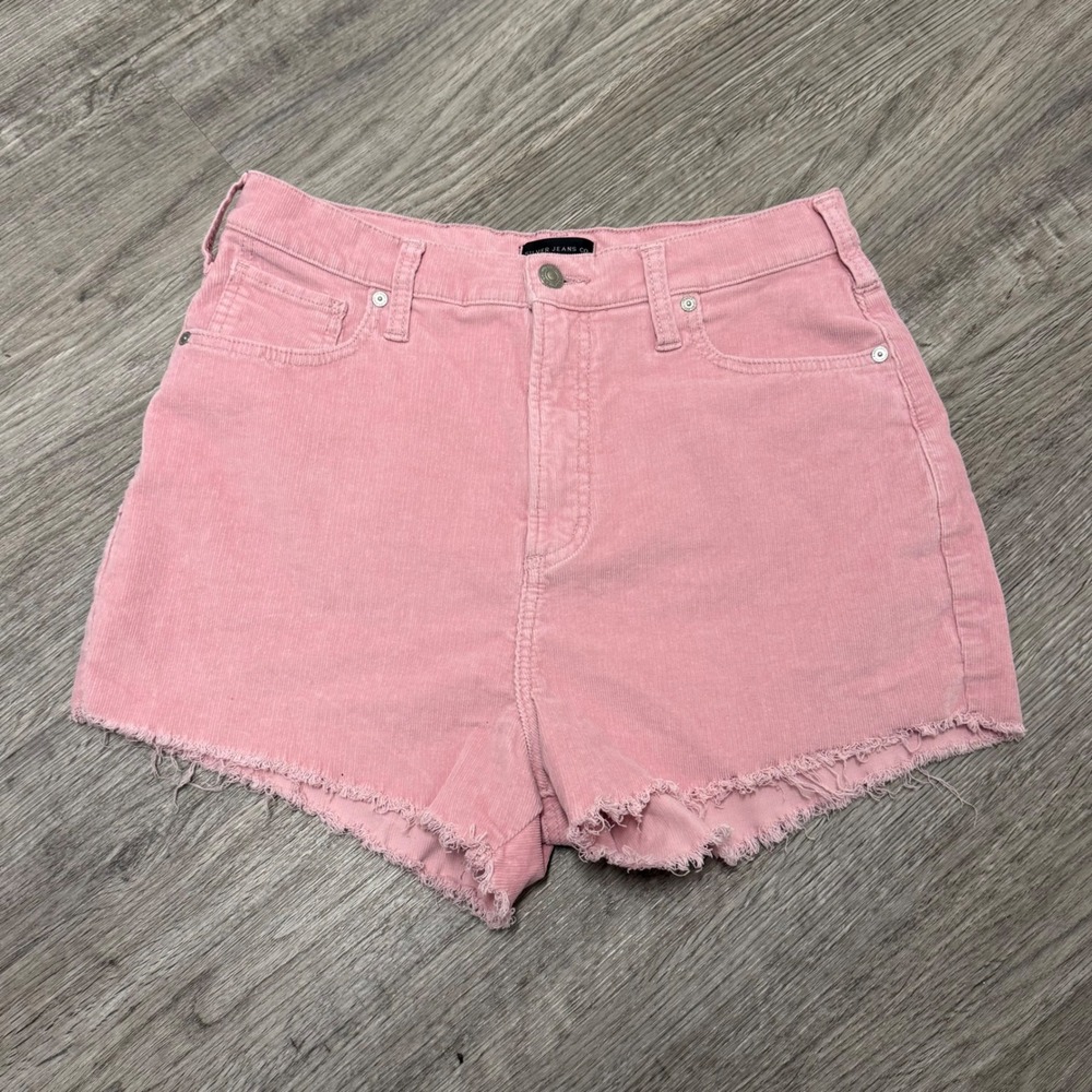 Silver Jeans Co Highly Desirable‎ Short Pink Corduroy Raw Hem W29 L28519COR628